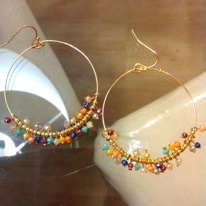 Hoop earrings
